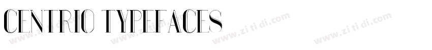 centrio typefaces字体转换